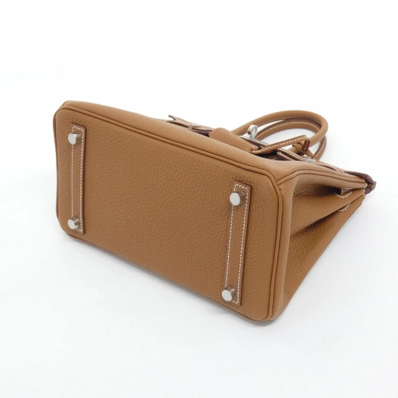 HERMES Birkin 041344CK Handbag Togo Gold Togo Leather Unused - Thumbnail 3