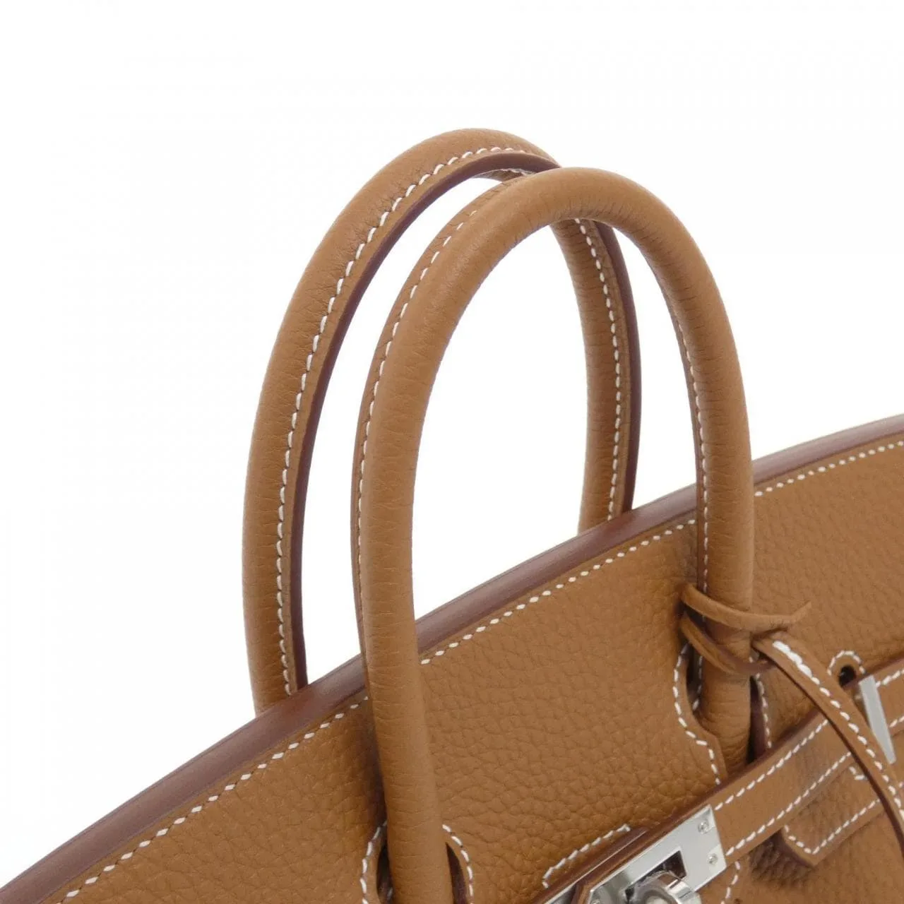 HERMES Birkin 041344CK Handbag Togo Gold Togo Leather Unused - Thumbnail 5