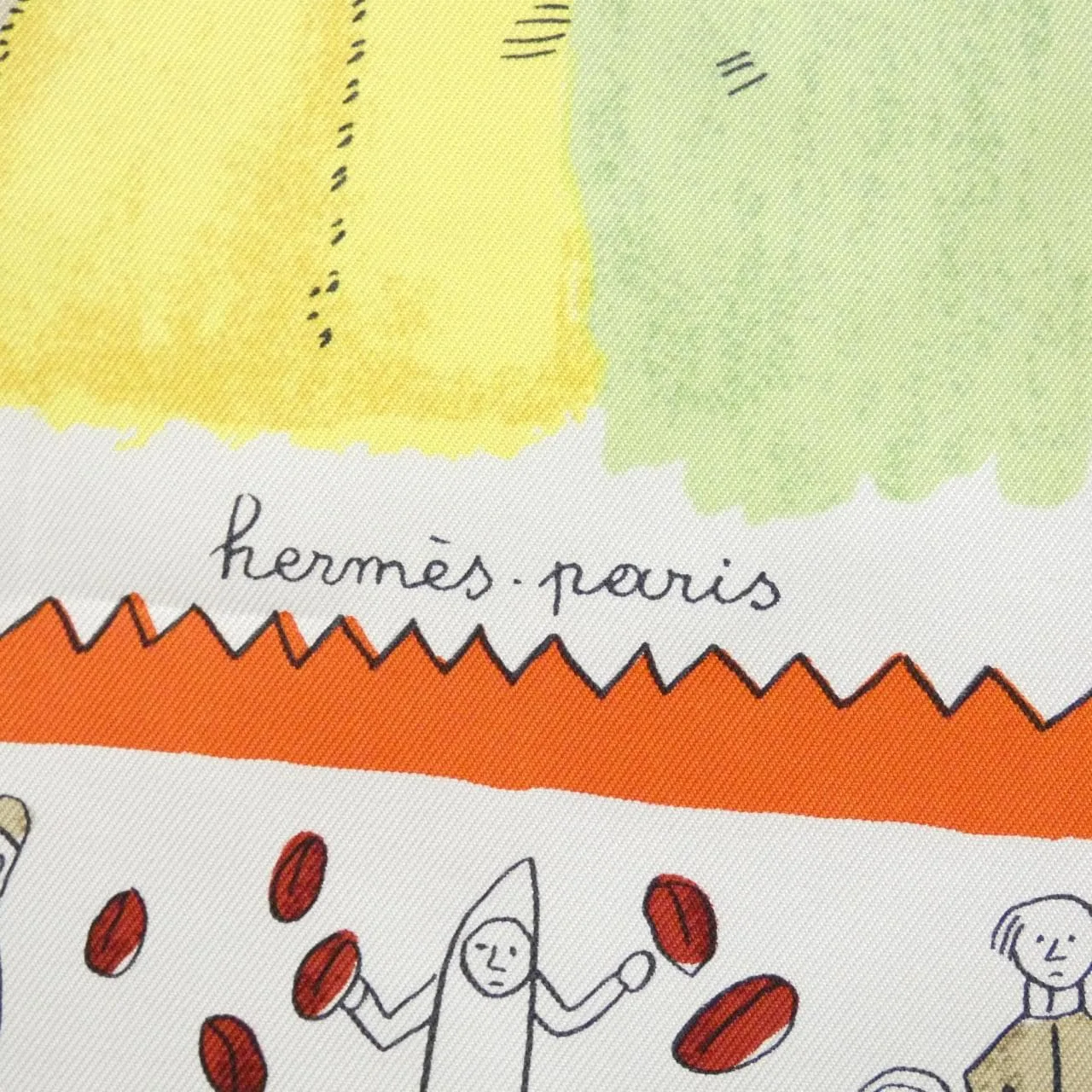 HERMES Scarf Black Rank A - Thumbnail 2