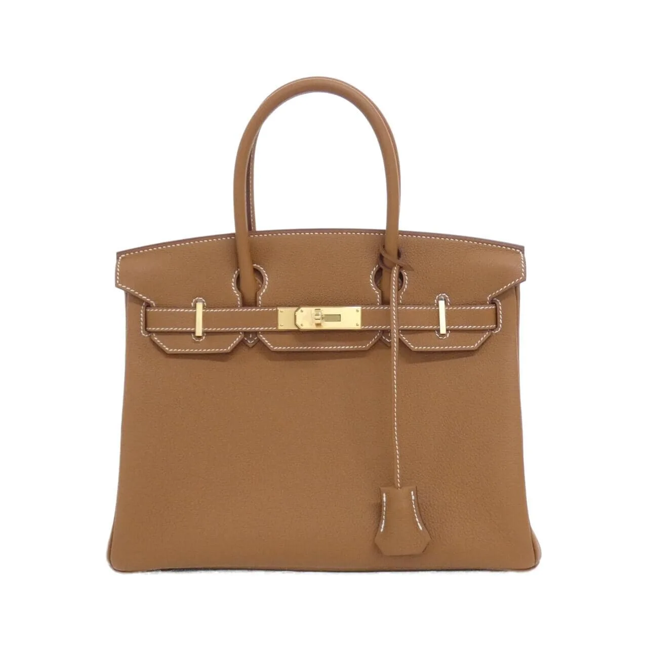HERMES Birkin 027633CC Handbag Togo Gold