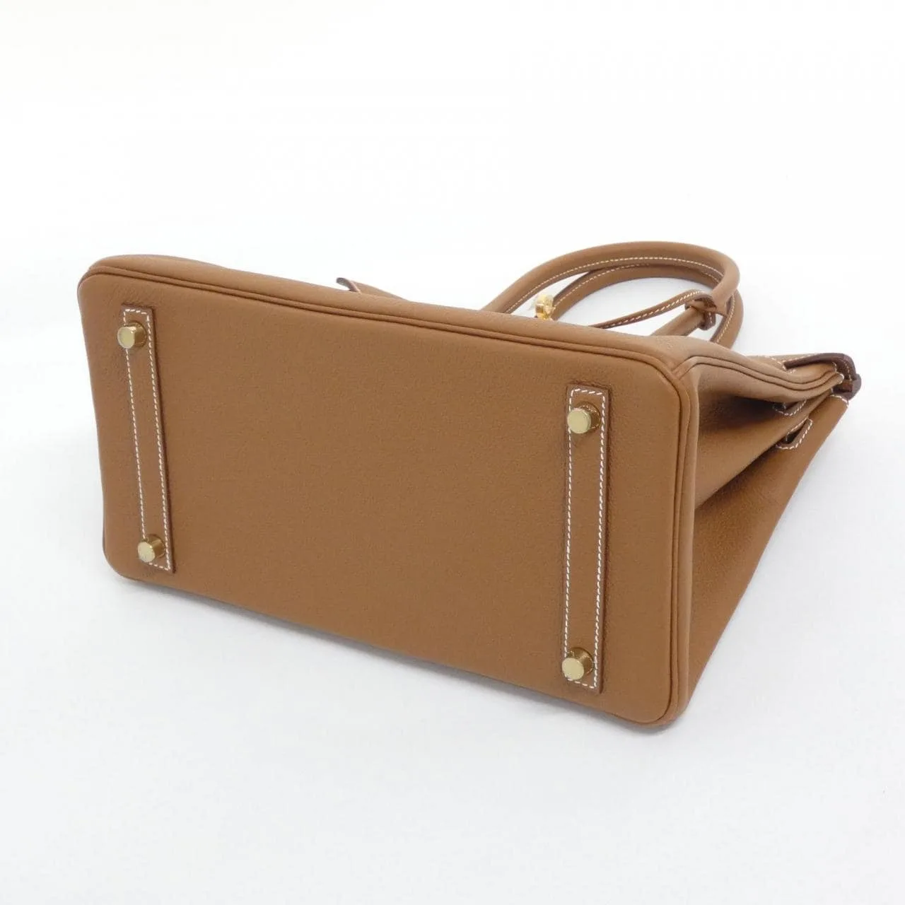 HERMES Birkin 027633CC Handbag Togo Gold Togo Leather Unused - Thumbnail 3