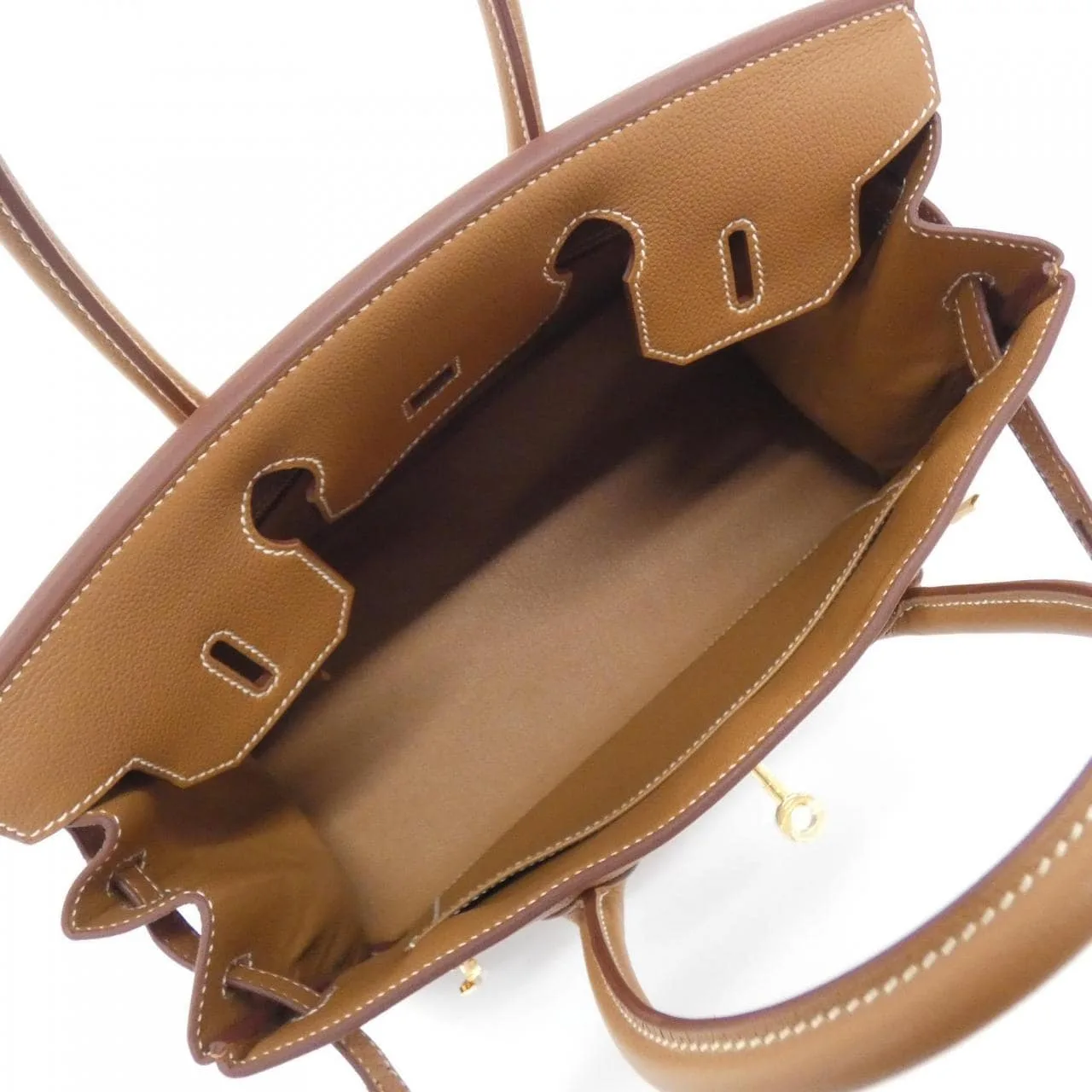 HERMES Birkin 027633CC Handbag Togo Gold Togo Leather Unused - Thumbnail 6