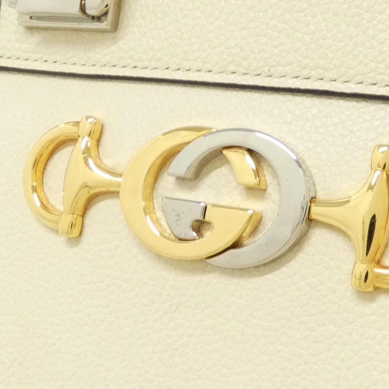 GUCCI 569712 1B90X Handbag Leather 黑色 皮革 中古品A - 縮圖 4