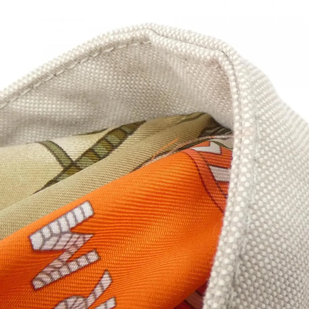 HERMES 1462298 Handbag Canvas Black Canvas Rank A - Thumbnail 3