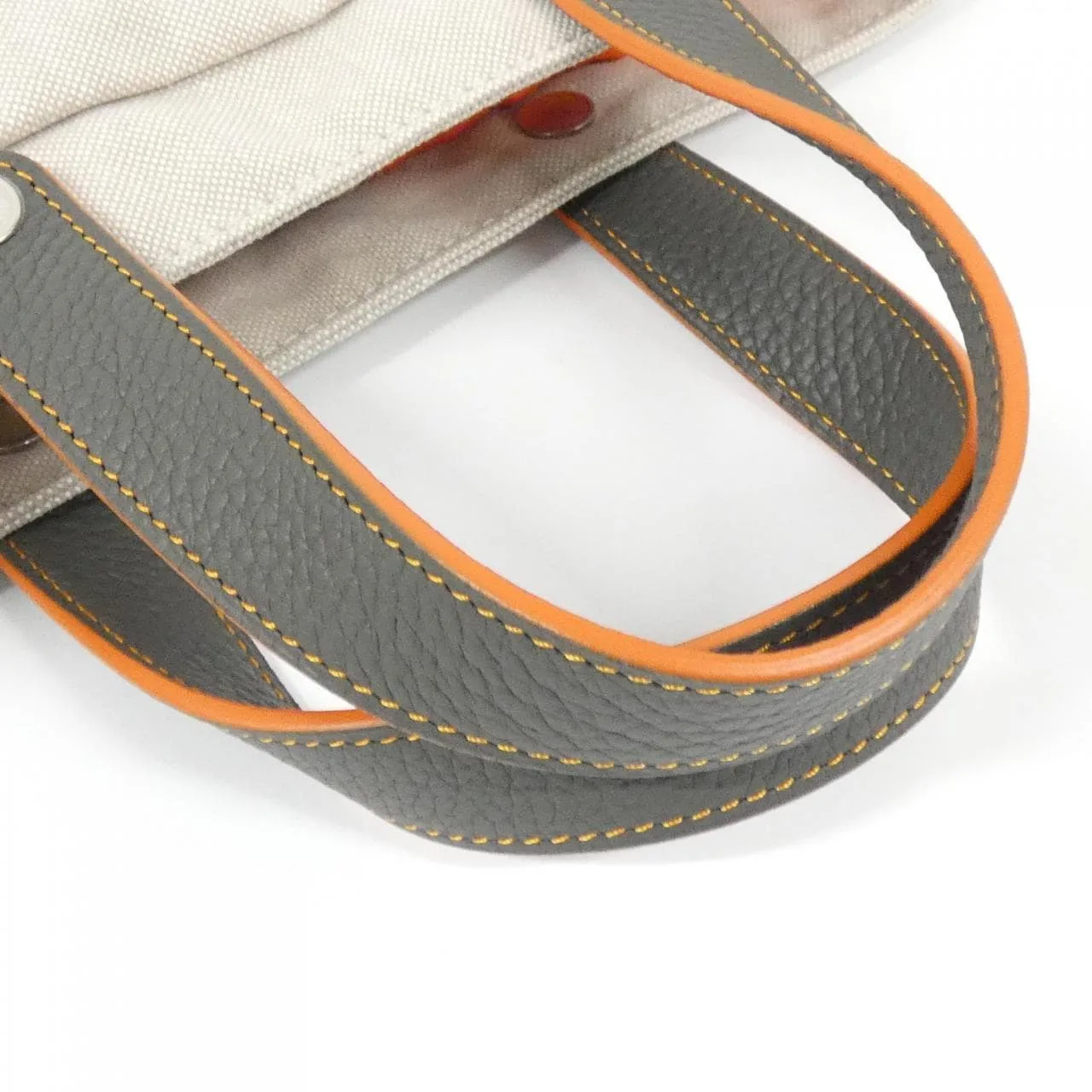 HERMES 1462298 Handbag Canvas Black Canvas Rank A - Thumbnail 4