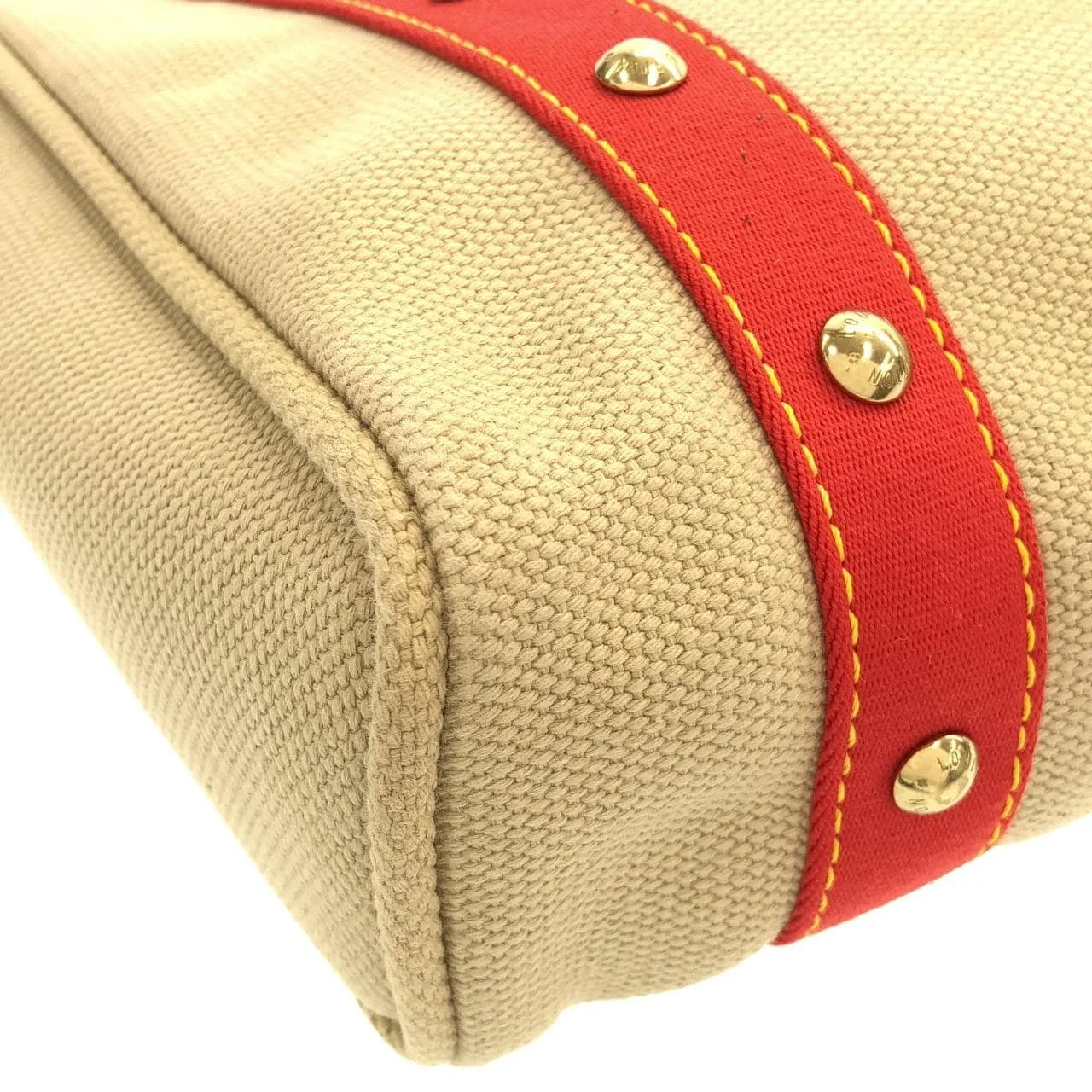 LOUIS VUITTON M40035 手提包 帆布 米色 帆布 中古品A - 縮圖 3