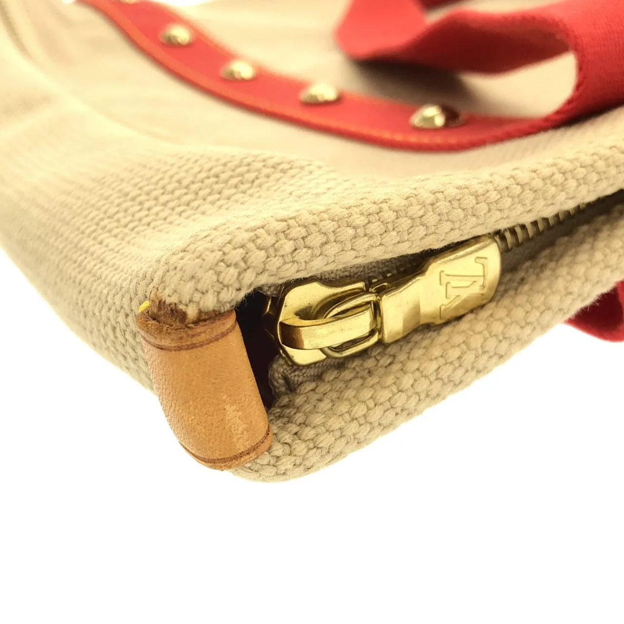 LOUIS VUITTON M40035 手提包 帆布 米色 帆布 中古品A - 縮圖 8