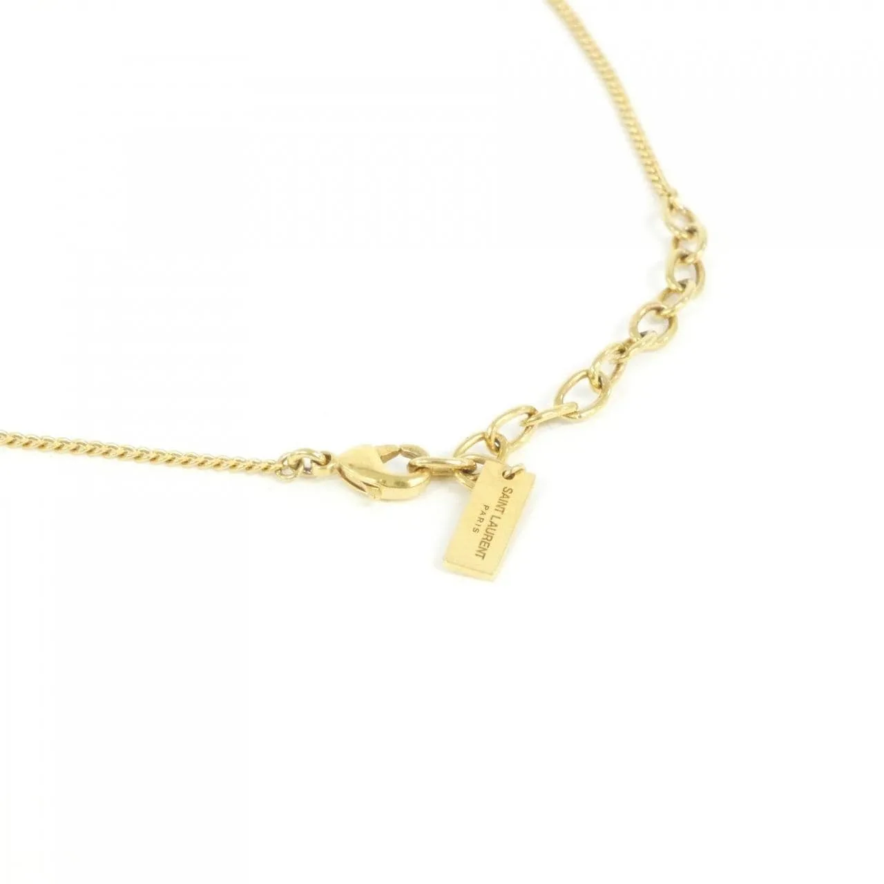 SAINT LAURENT 651779 Y1500 Accessories 金色 中古品A - 縮圖 4