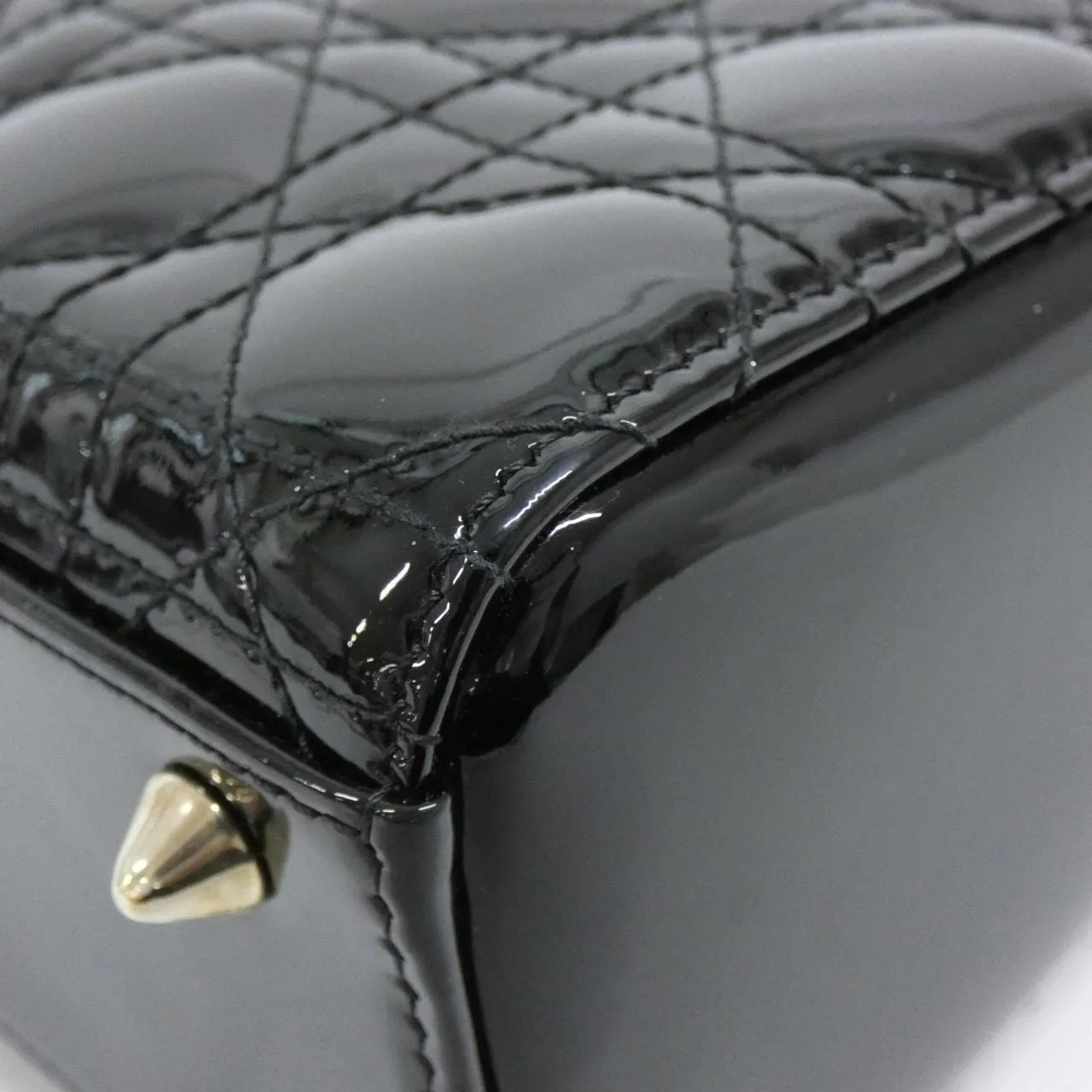 DIOR Lady Dior M0531OWCB Handbag Patent Leather 3