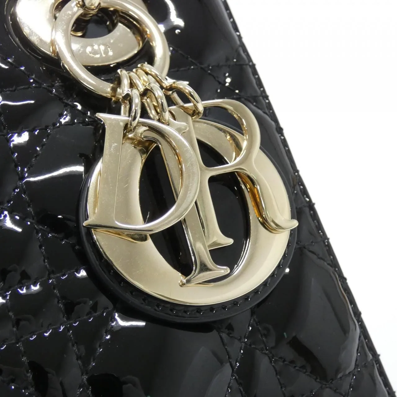 DIOR Lady Dior M0531OWCB Handbag Patent Leather 4