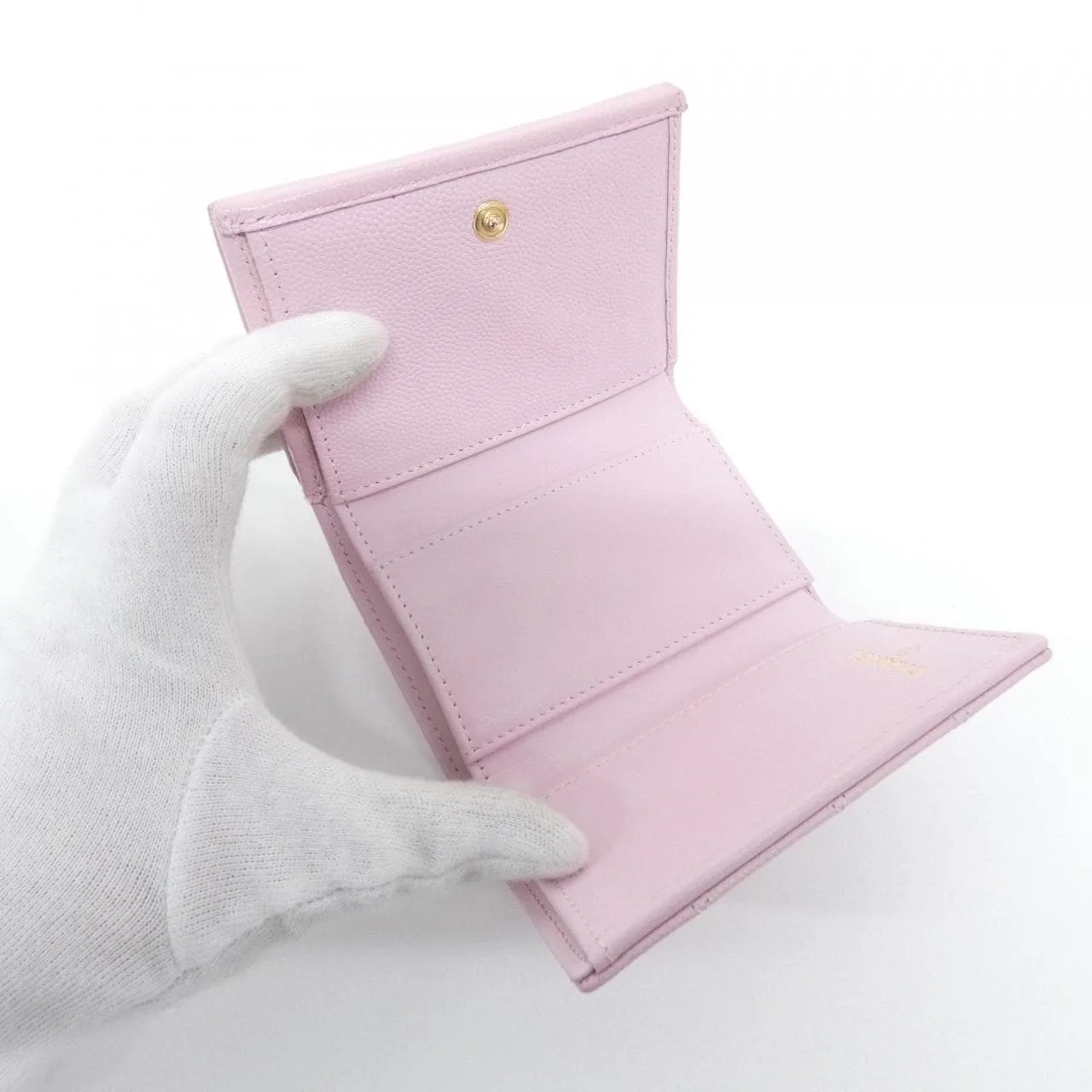 CHANEL Chanel 19 AP3518 Wallet Grained Calfskin Yellow Grained Calfskin Rank A - Thumbnail 8