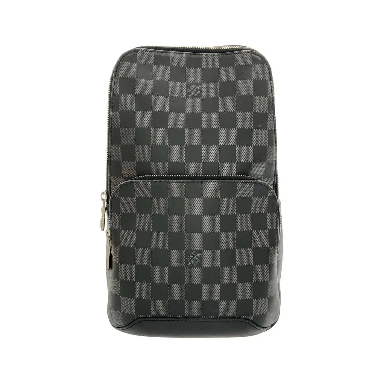 LOUIS VUITTON Avenue N40097 肩背包 Damier Silver