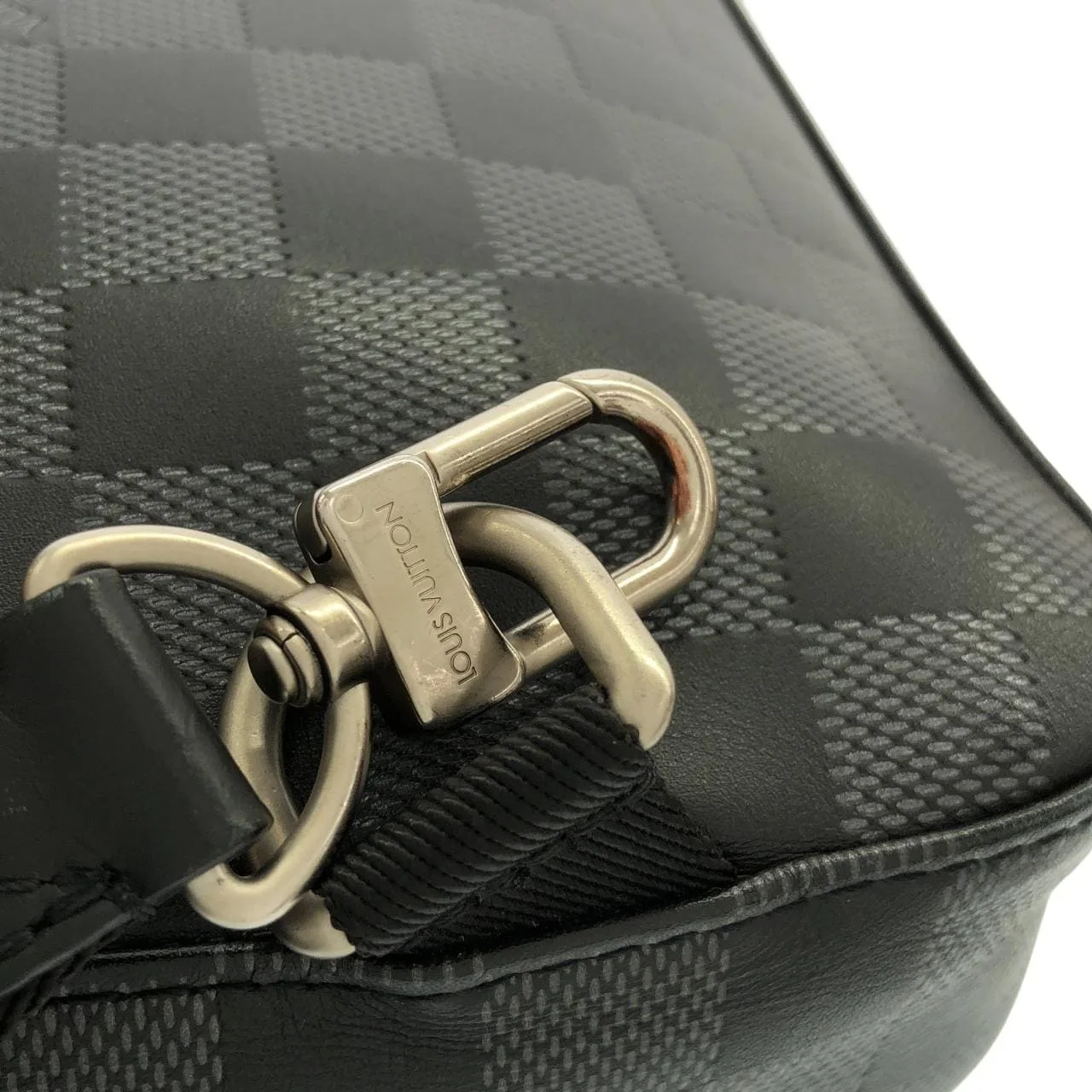 LOUIS VUITTON Avenue N40097 肩背包 Damier 銀色 Damier 中古品A - 縮圖 4