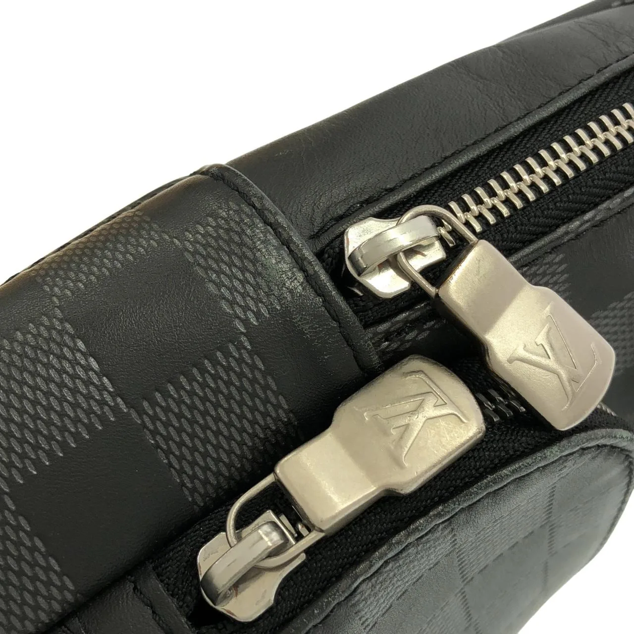 LOUIS VUITTON Avenue N40097 肩背包 Damier 銀色 Damier 中古品A - 縮圖 6