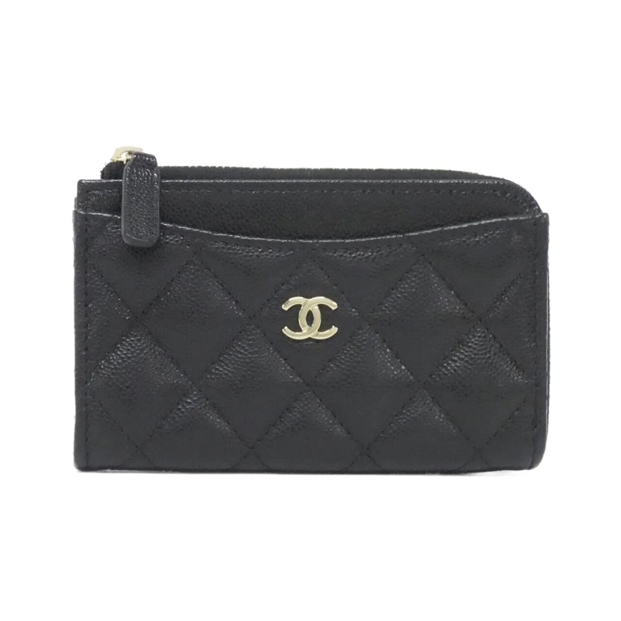 CHANEL Timeless Classic AP3179 Card Case Grained Calfskin