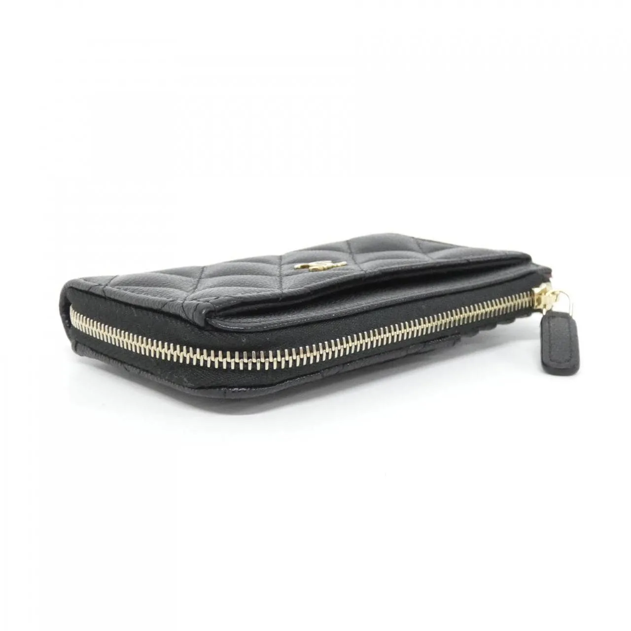 CHANEL Timeless Classic AP3179 Card Case Grained Calfskin Black Grained Calfskin Rank A - Thumbnail 3