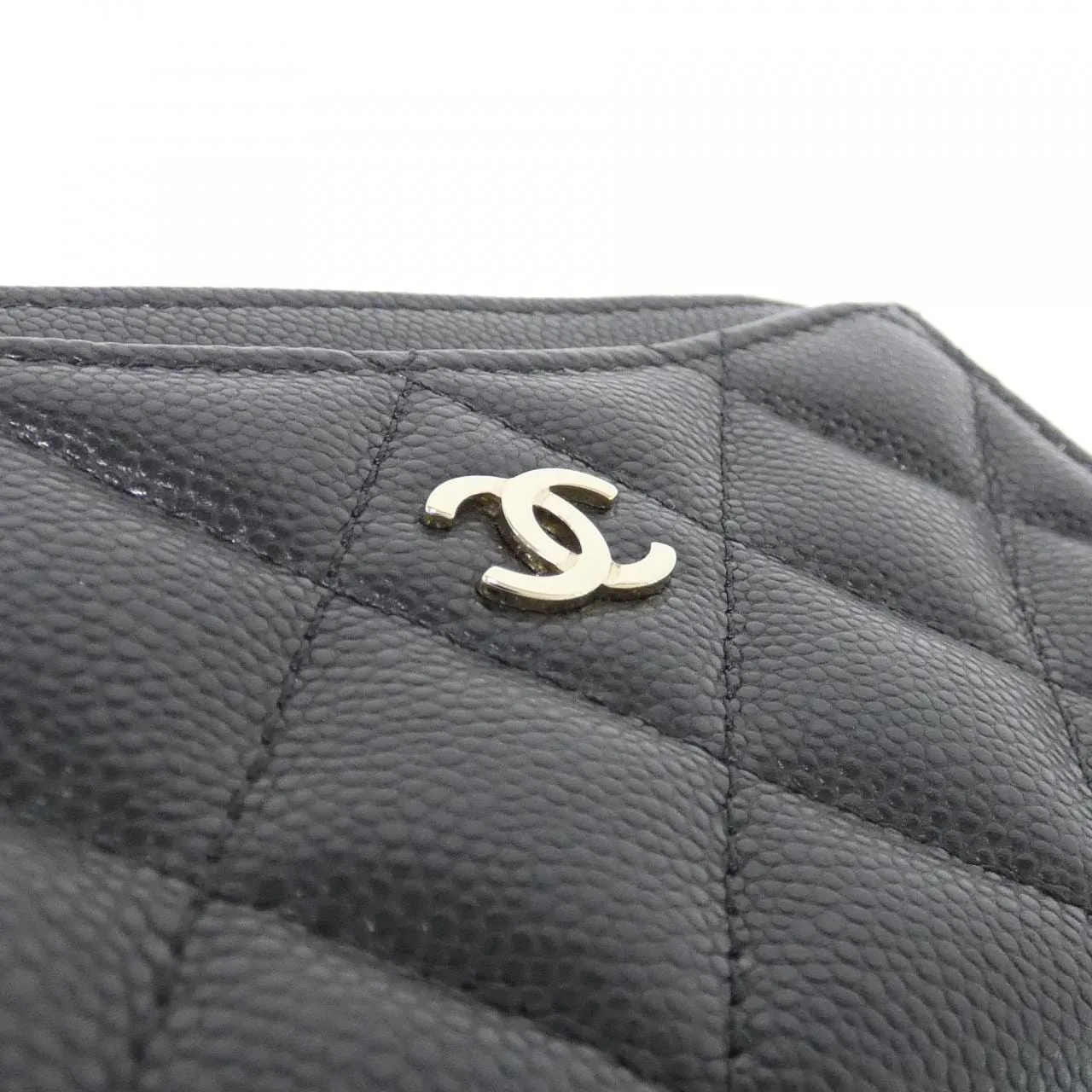 CHANEL Timeless Classic AP3179 Card Case Grained Calfskin Black Grained Calfskin Rank A - Thumbnail 4