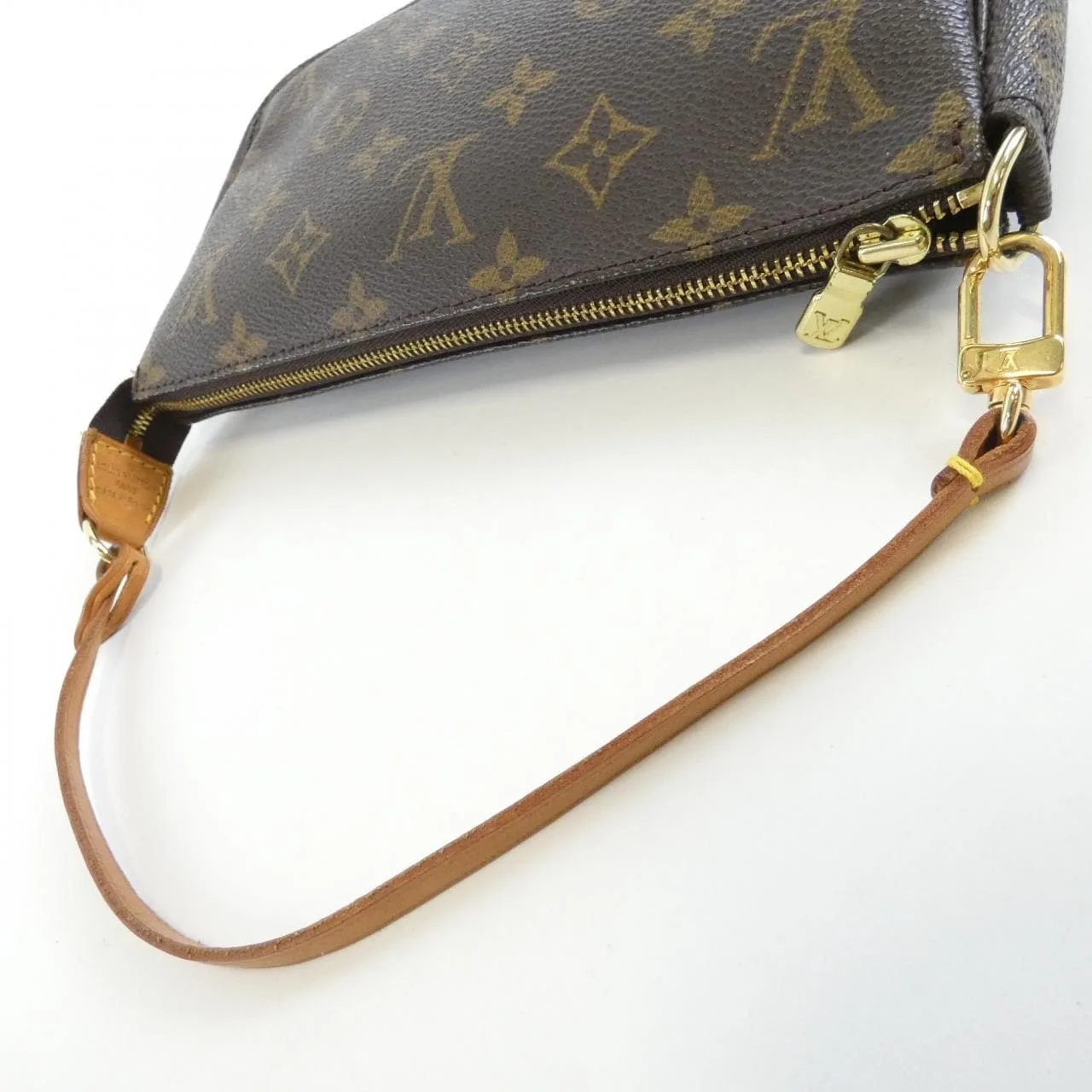 LOUIS VUITTON Pochette M51980 Pochette Monogram 黑色 Monogram 中古品B - 縮圖 6