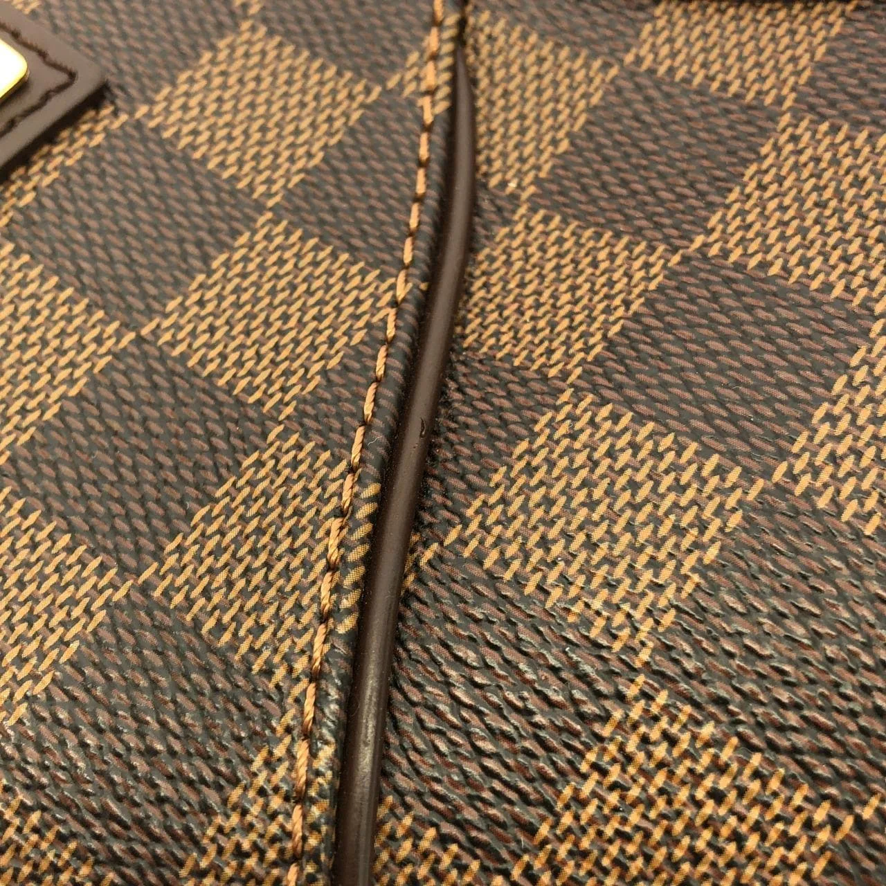 LOUIS VUITTON N48181 肩背包 Damier 黑色 Damier 中古品A - 縮圖 5