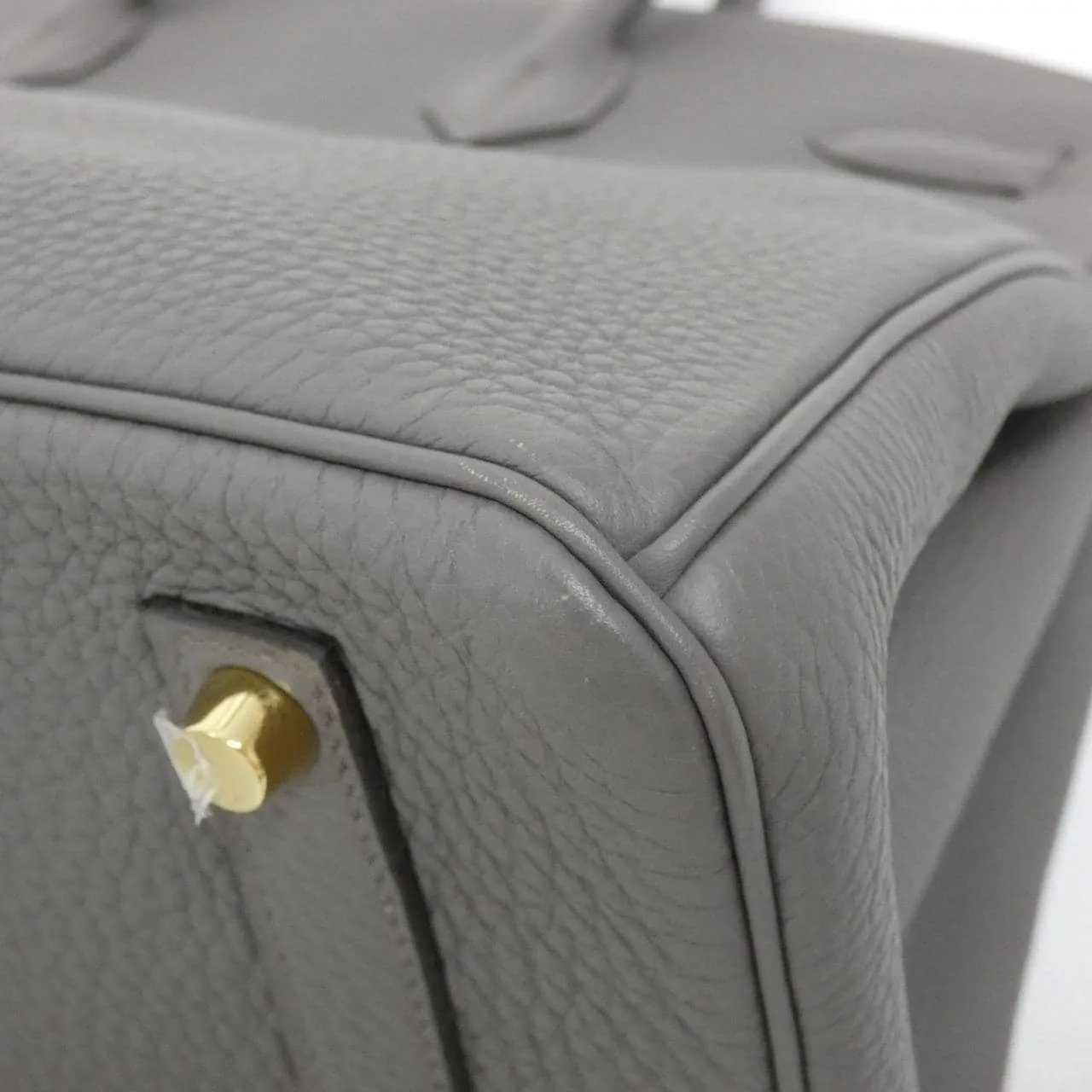 HERMES Birkin 027634CC Handbag Togo Black Togo Leather Rank A - Thumbnail 3