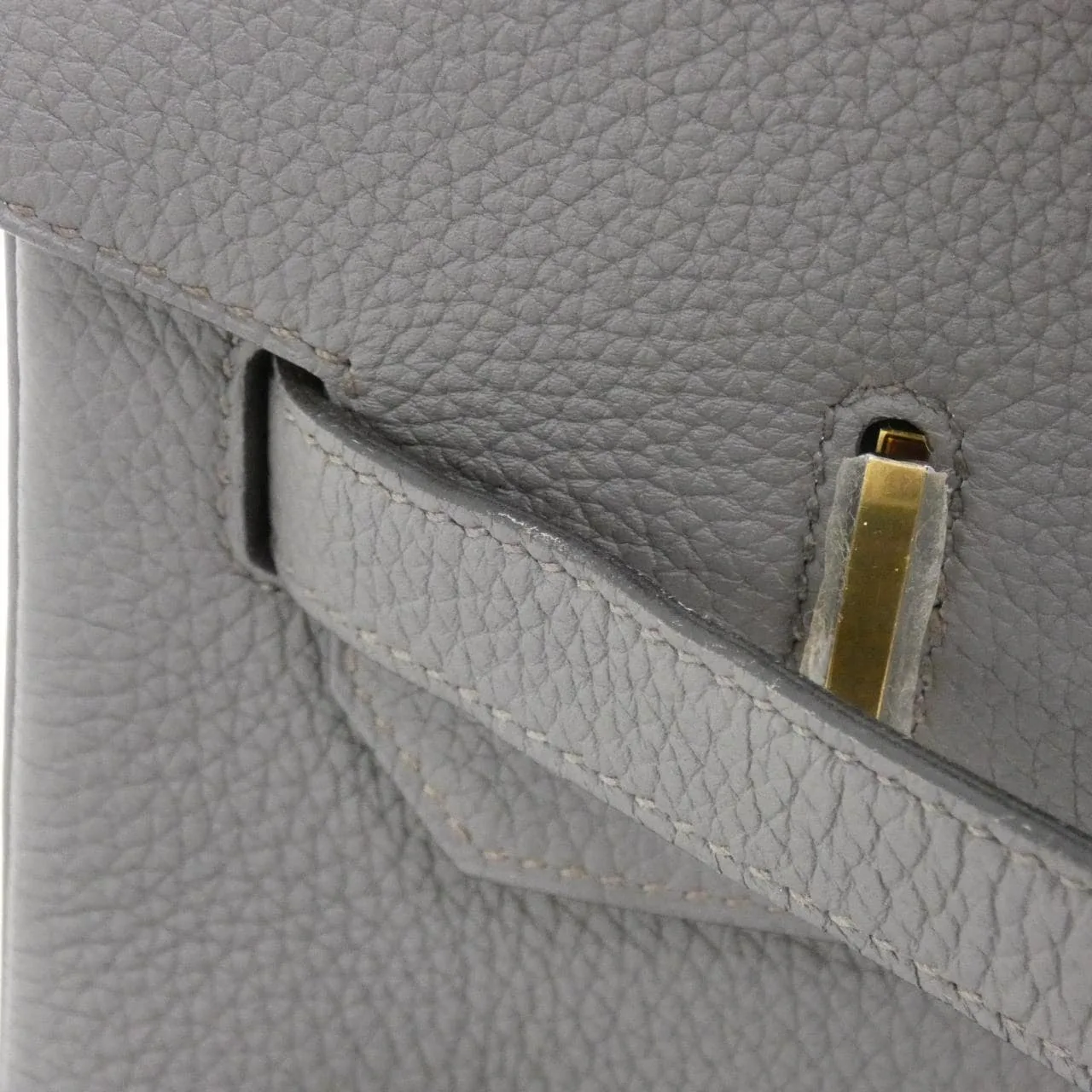 HERMES Birkin 027634CC Handbag Togo Black Togo Leather Rank A - Thumbnail 4