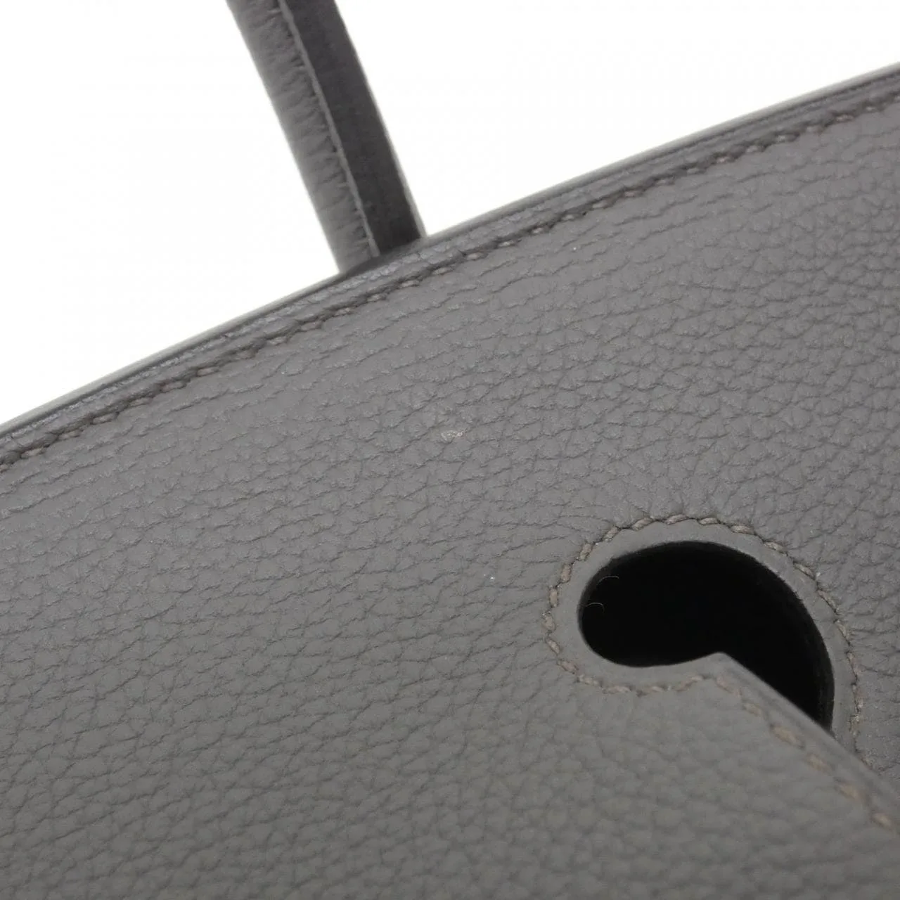 HERMES Birkin 027634CC Handbag Togo Black Togo Leather Rank A - Thumbnail 6