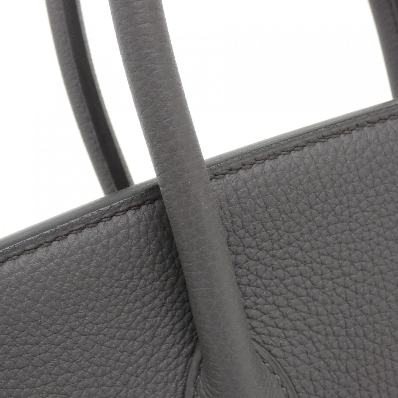 HERMES Birkin 027634CC Handbag Togo Black Togo Leather Rank A - Thumbnail 8