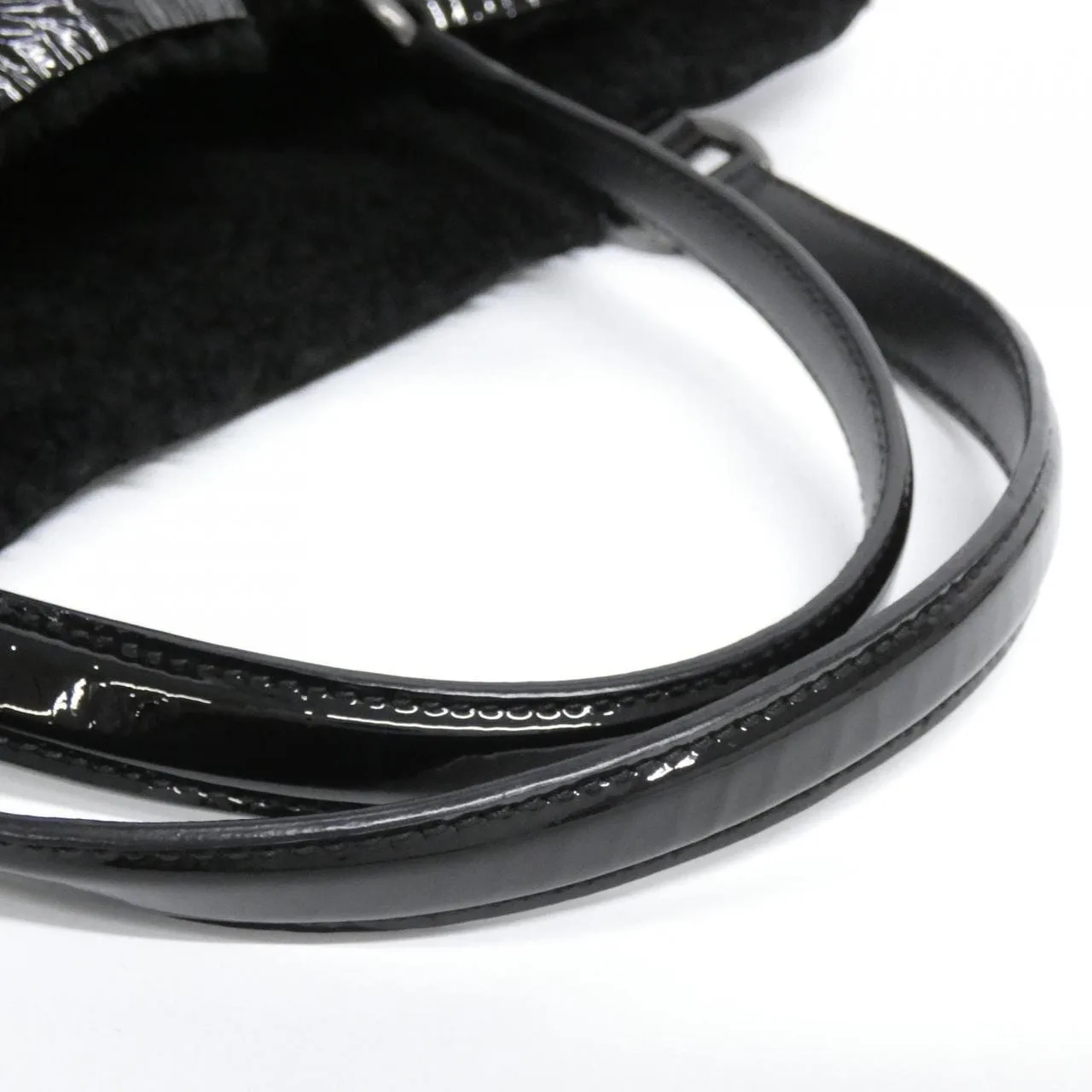 GUCCI 282309 手提包 漆皮 黑色 漆皮 中古品A - 縮圖 6