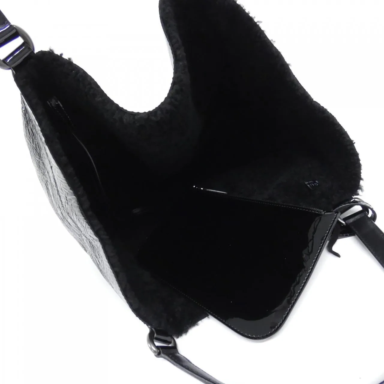 GUCCI 282309 手提包 漆皮 黑色 漆皮 中古品A - 縮圖 7