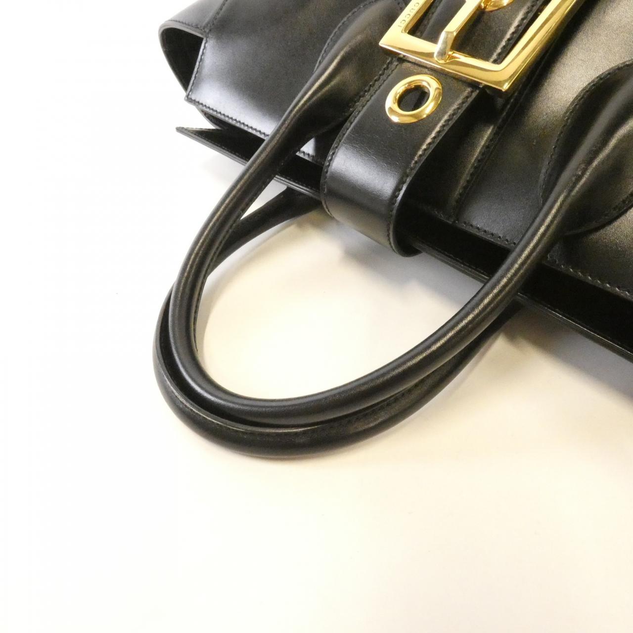 GUCCI Bamboo Shopper 323652 BNN0T 手提包 皮革 4