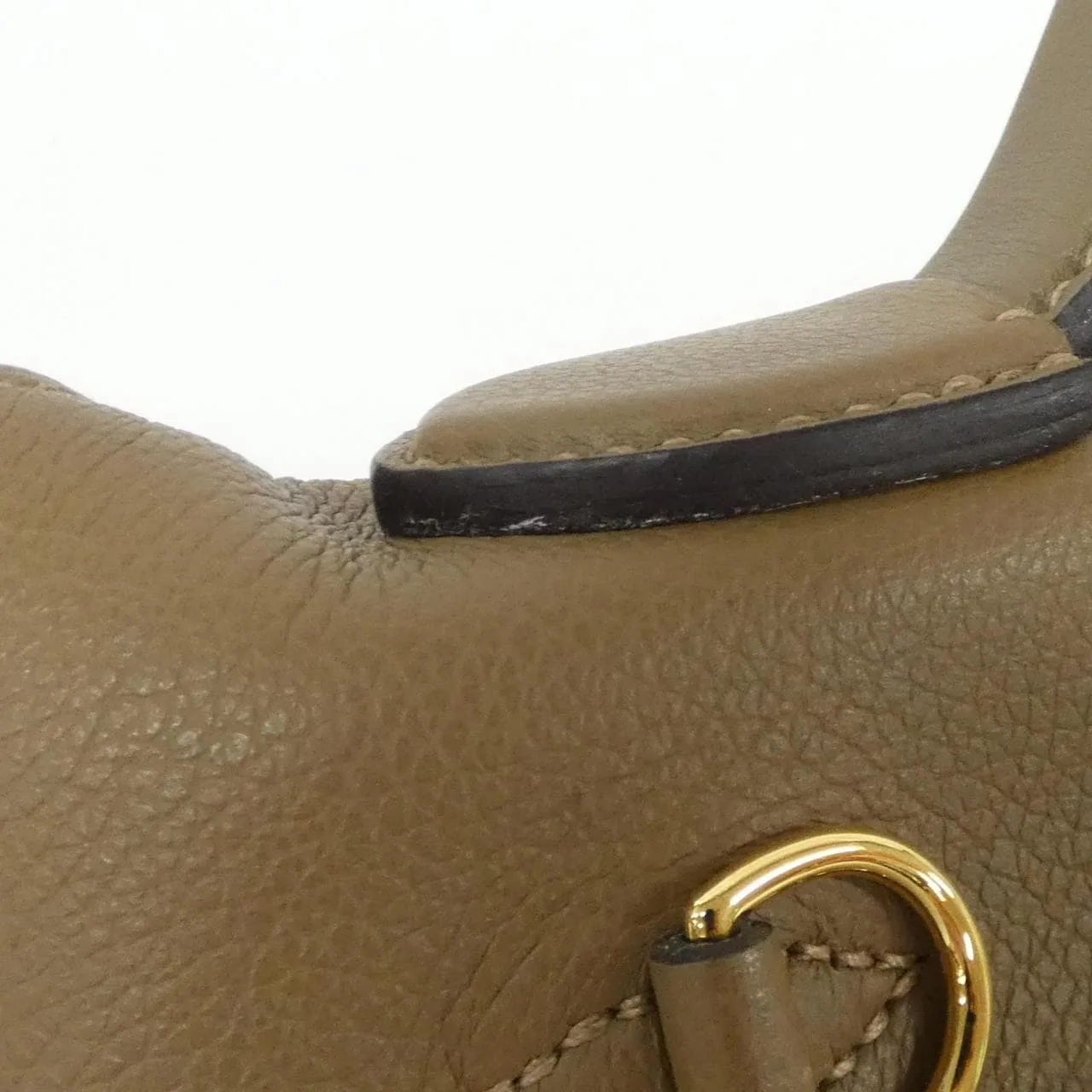 HERMES In-the-Loop 082153CC Handbag Swift Beige Swift Leather Rank A - Thumbnail 5