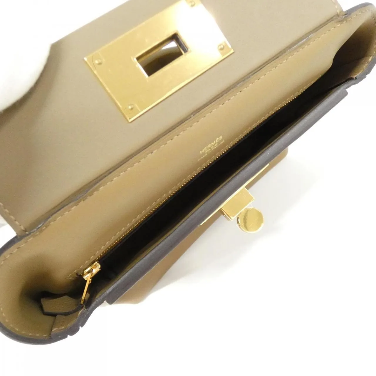 HERMES In-the-Loop 082153CC Handbag Swift Beige Swift Leather Rank A - Thumbnail 7