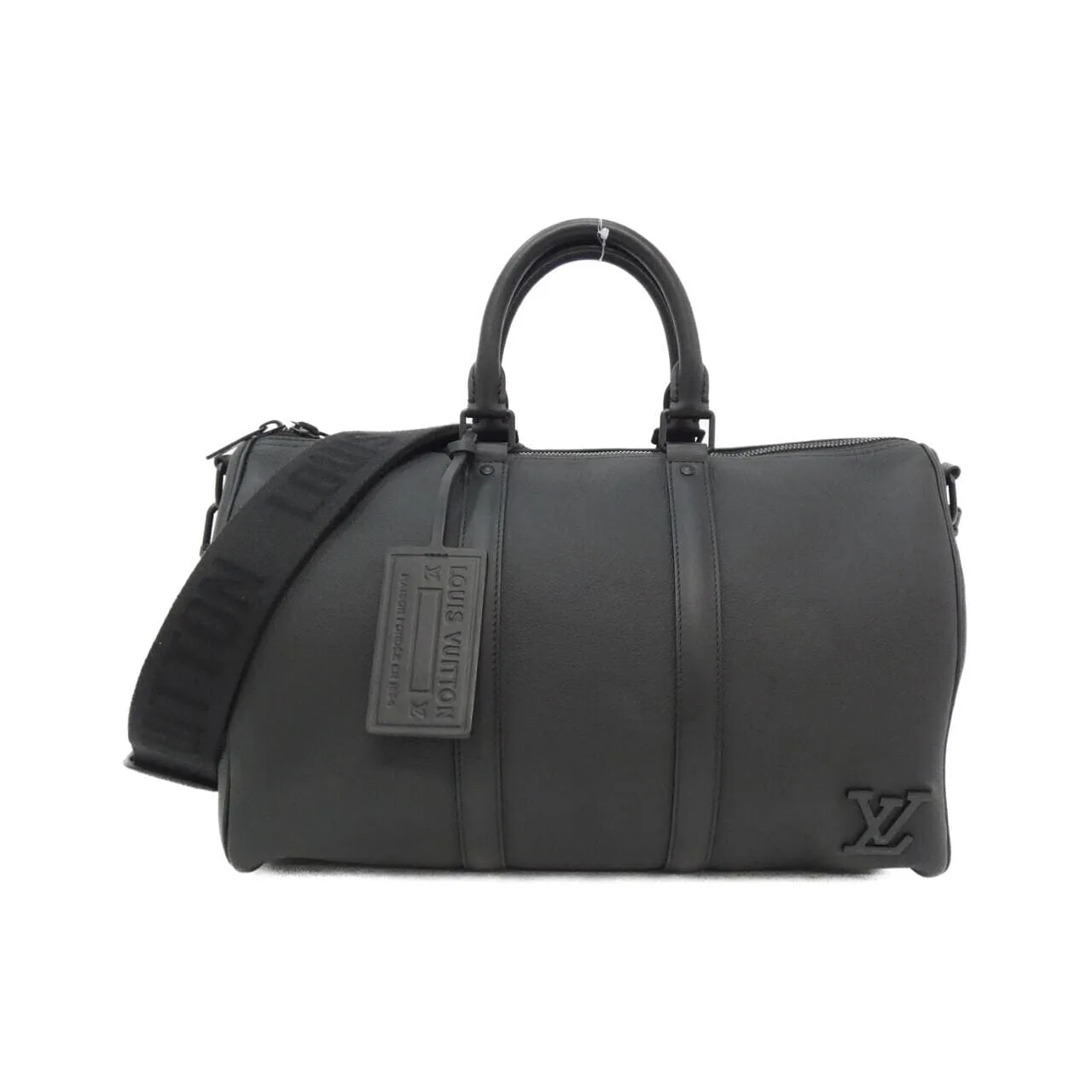 LOUIS VUITTON Keepall M57088 波士頓包 羊皮 Black