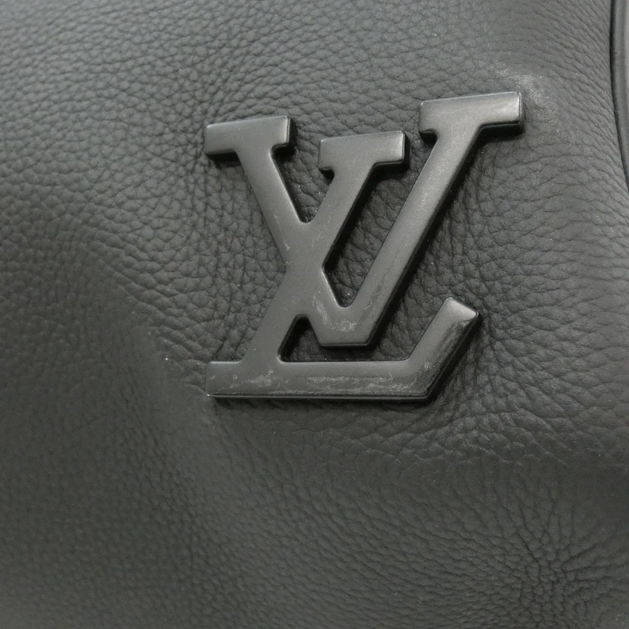 LOUIS VUITTON Keepall M57088 波士頓包 羊皮 黑色 羊皮 中古品A - 縮圖 4