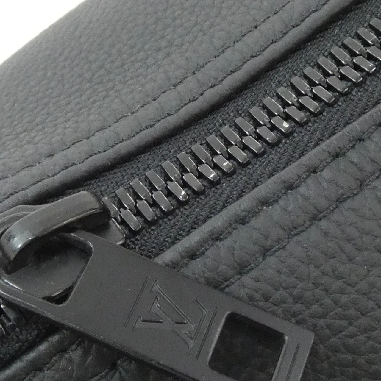 LOUIS VUITTON Keepall M57088 波士頓包 羊皮 黑色 羊皮 中古品A - 縮圖 7