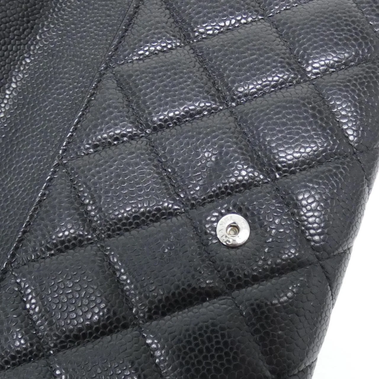 CHANEL Timeless Classic AP0241 Wallet Grained Calfskin Black Grained Calfskin Rank B - Thumbnail 9