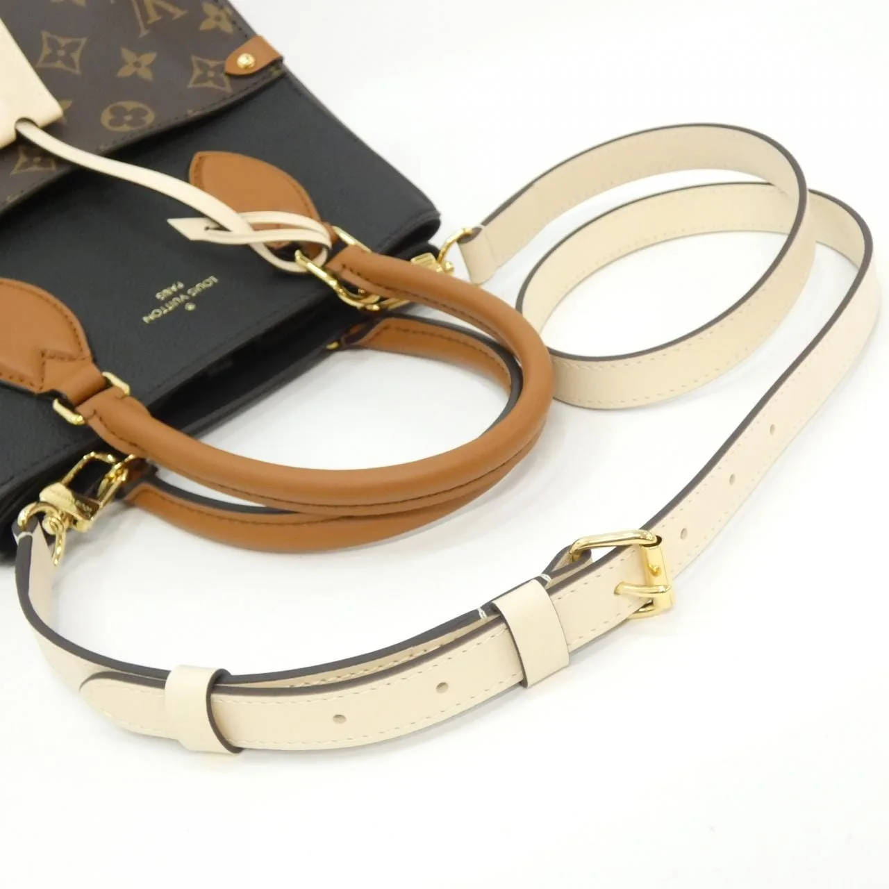 LOUIS VUITTON M45409 托特包 Monogram 黑色 Monogram 中古品A - 縮圖 8