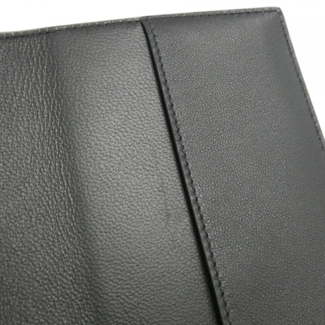 BALENCIAGA 787742 護照套 灰色 中古品A - 縮圖 5