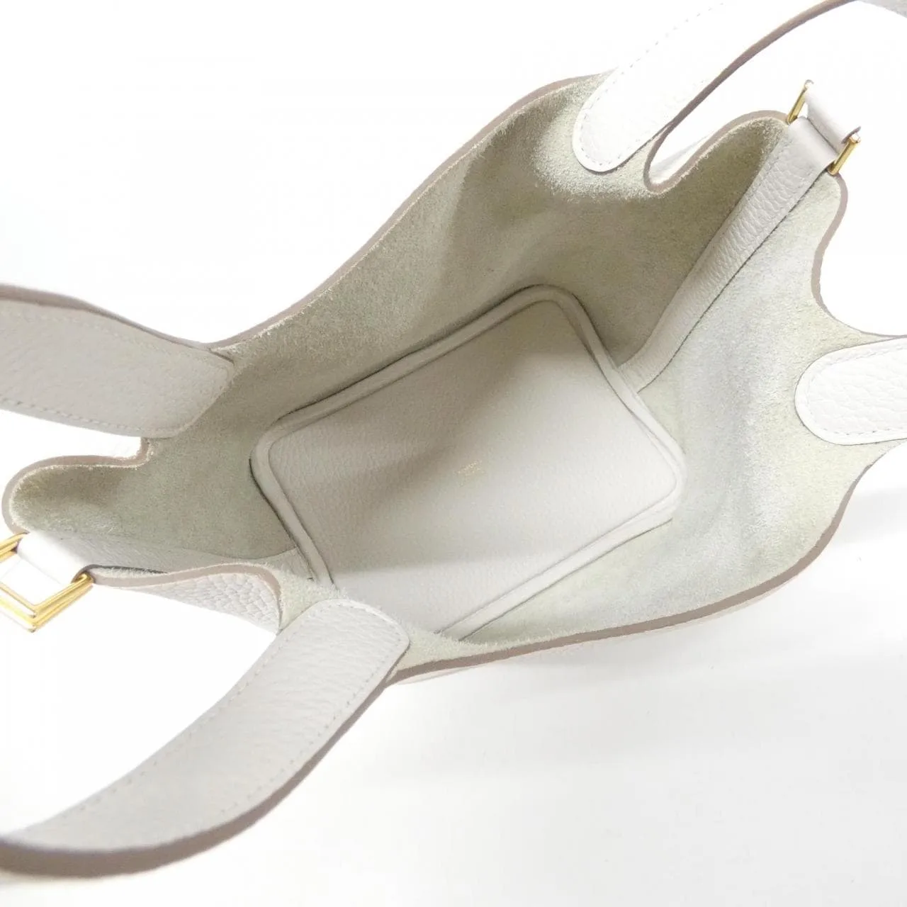 HERMES Picotin 056289CC Handbag Clemence Black Clemence Leather Rank A - Thumbnail 5