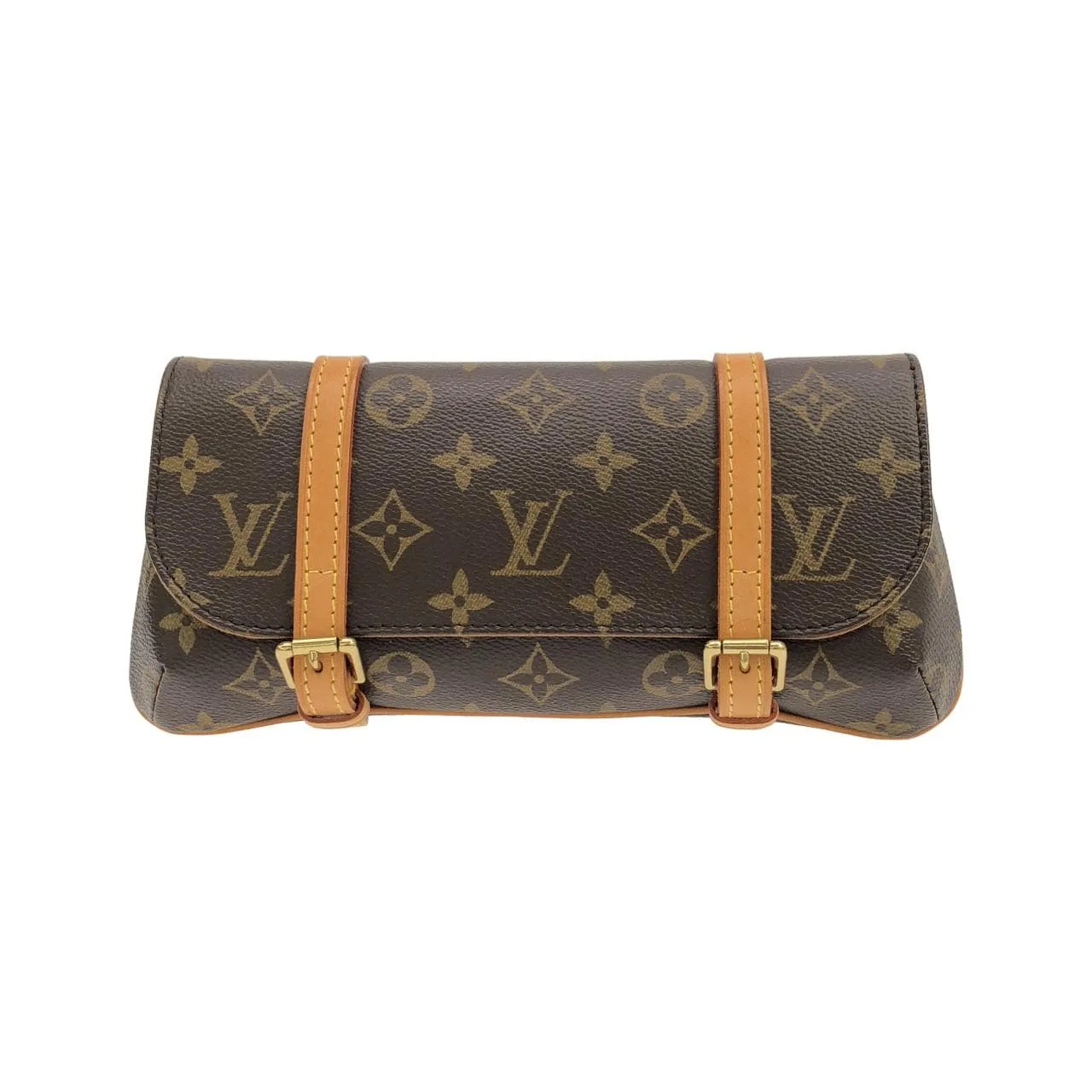 LOUIS VUITTON Pochette M51159 Belt Monogram Black