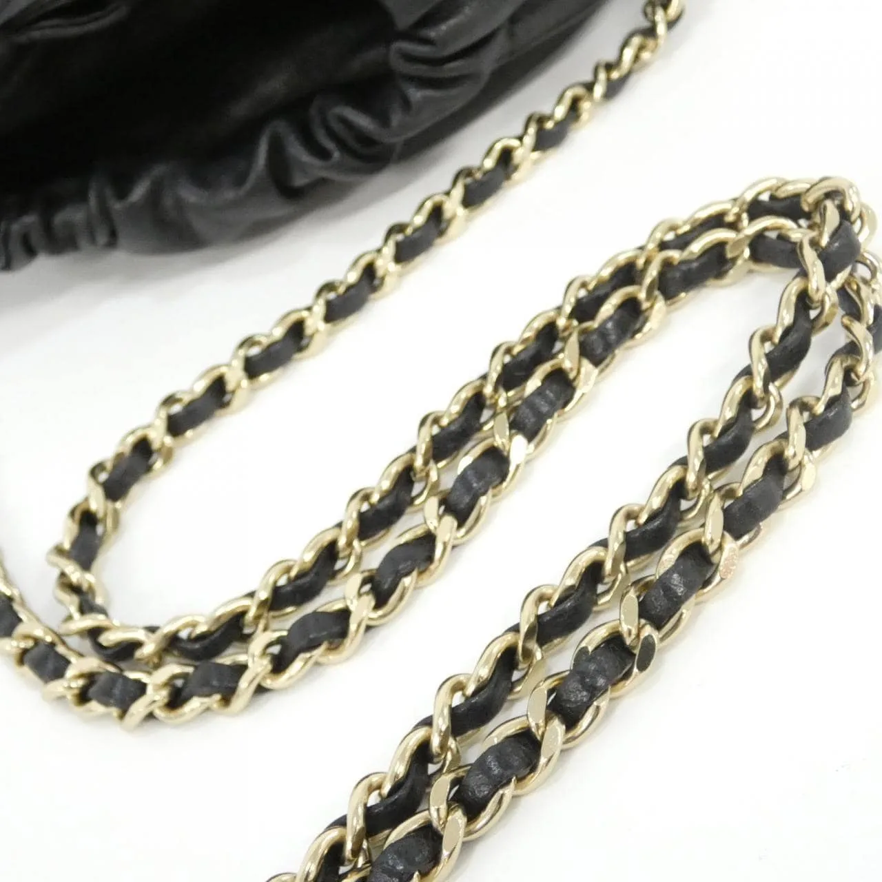 CHANEL AS2313 Shoulder Lambskin Black Lambskin Rank A - Thumbnail 8