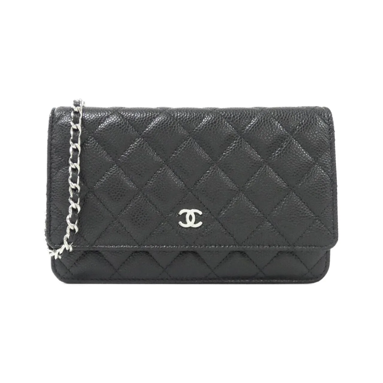 CHANEL Timeless Classic AP0250 Wallet Grained Calfskin 黑色