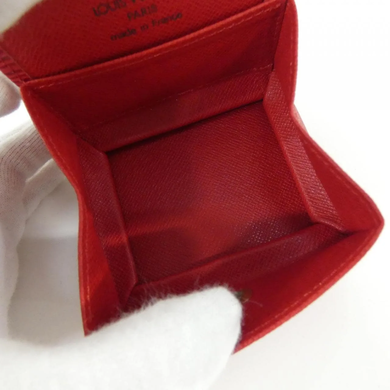 LOUIS VUITTON M63697 Coin Case Epi Red Epi Rank A - Thumbnail 3