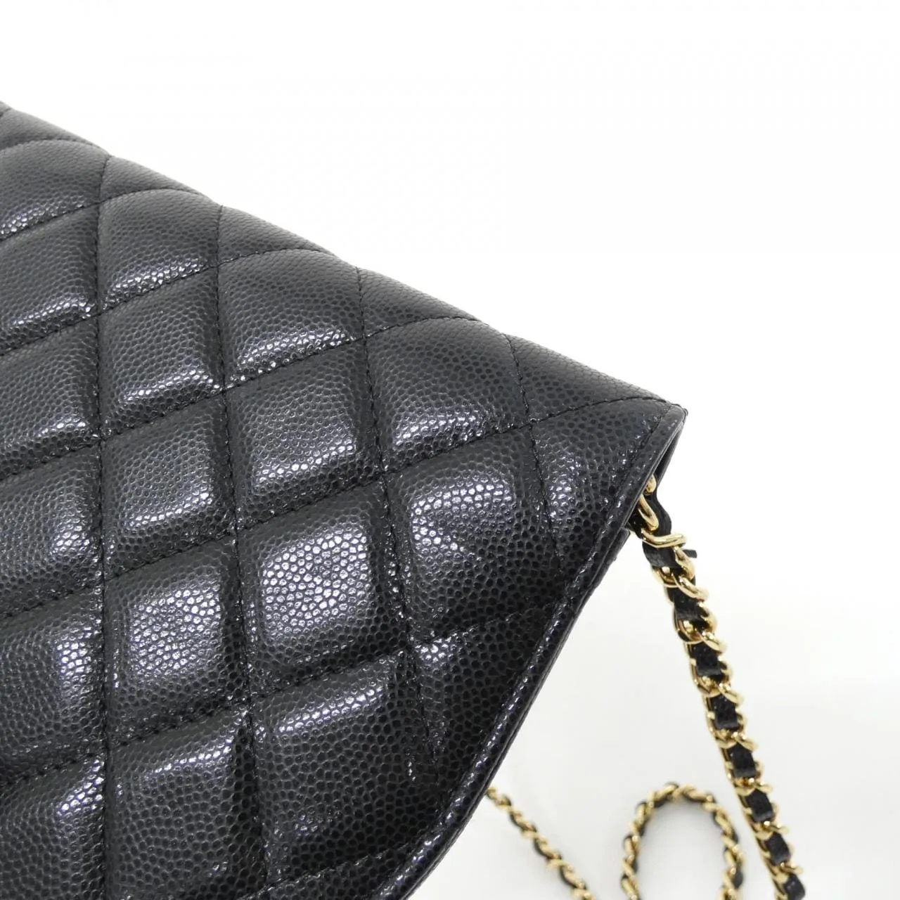 CHANEL Wallet Grained Calfskin