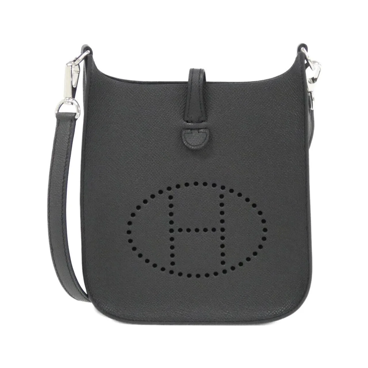 HERMES Evelyne 087080CK Shoulder Epsom Black