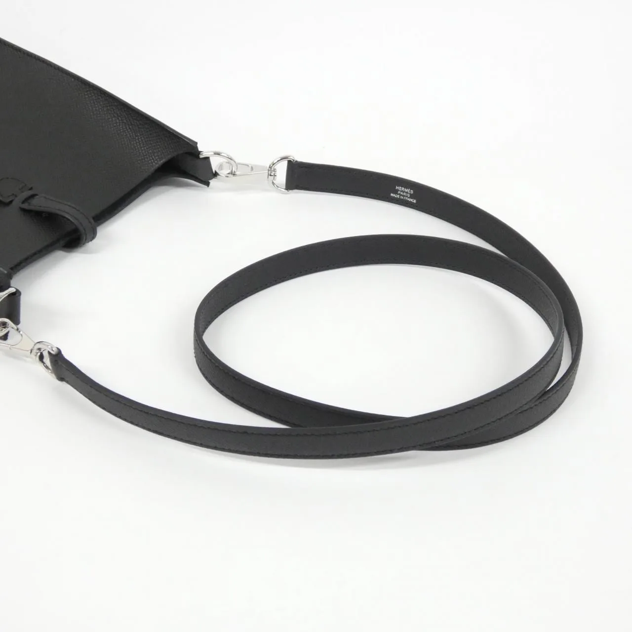 HERMES Evelyne 087080CK Shoulder Epsom Black Epsom Leather Unused - Thumbnail 4