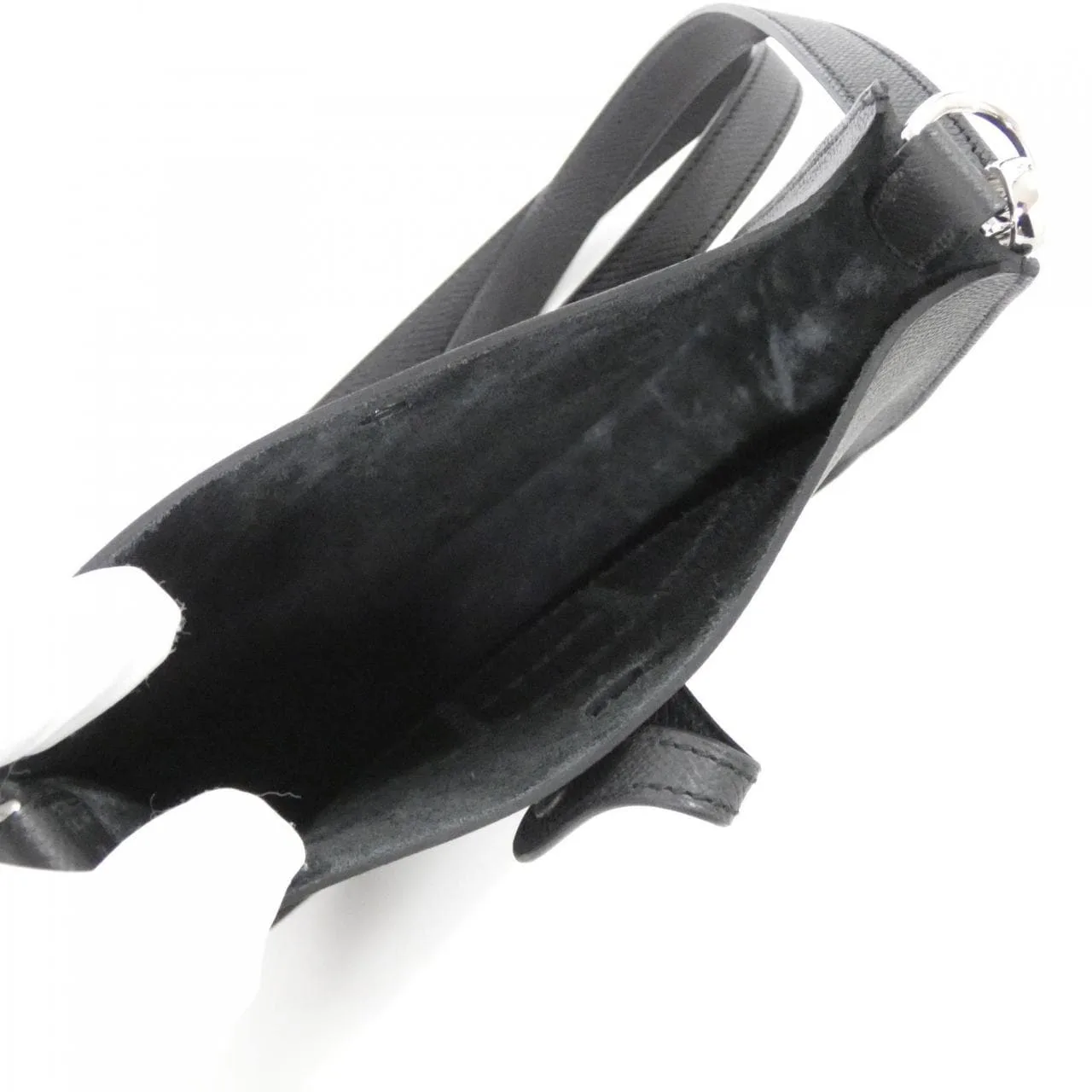 HERMES Evelyne 087080CK Shoulder Epsom Black Epsom Leather Unused - Thumbnail 5