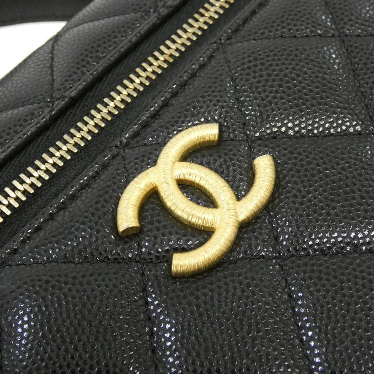 CHANEL AP4483 Handbag Grained Calfskin Black Grained Calfskin Rank A - Thumbnail 4
