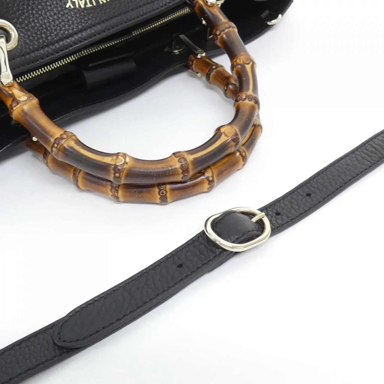 GUCCI Bamboo Shopper 323658 A7M0G 手提包 皮革 5