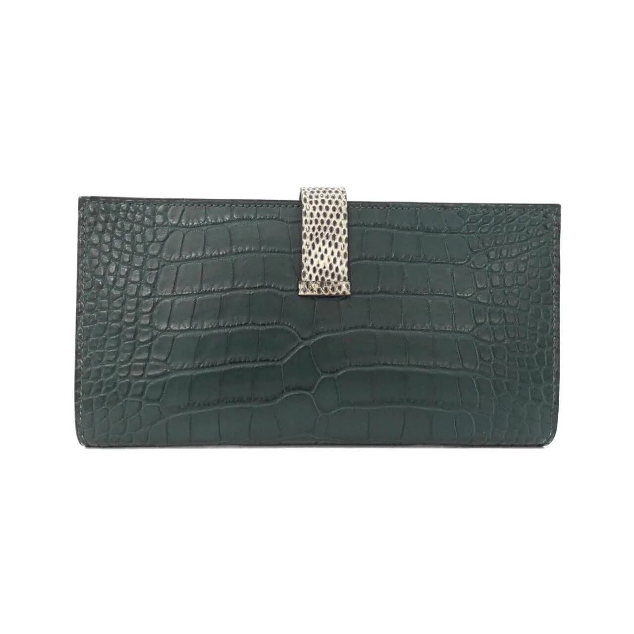 HERMES Wallet Black Rank A - Thumbnail 2